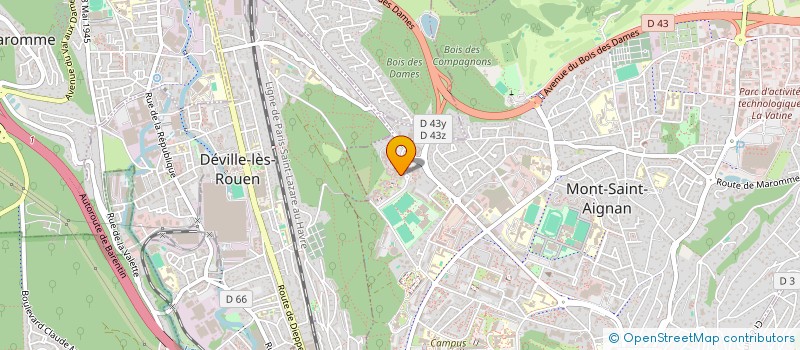 localisation de l'entreprise MONSIEUR HOUSSAM SAYAD  MONT-SAINT-AIGNAN