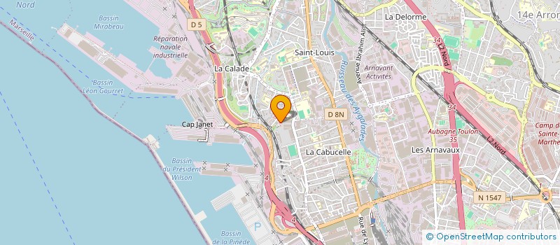 localisation de l'entreprise MONSIEUR HOUSSAM SEGNI  MARSEILLE