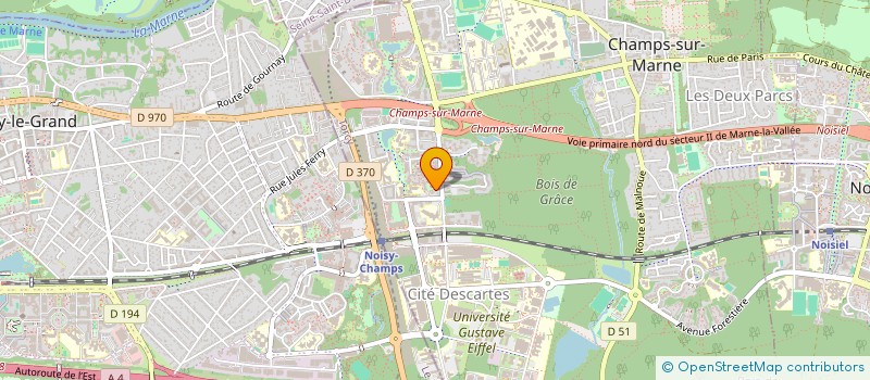 localisation de l'entreprise MONSIEUR HOUSSAM TIB  CHAMPS-SUR-MARNE