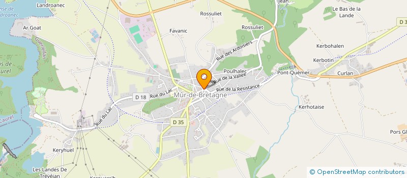 localisation de l'entreprise MONSIEUR HOUSSAME MSAIDIE  GUERLEDAN