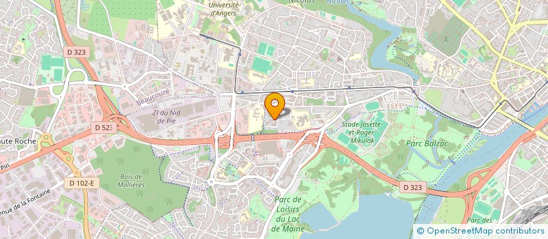 localisation de l'entreprise MONSIEUR HOUSSAMEDDINE JALAL à ANGERS