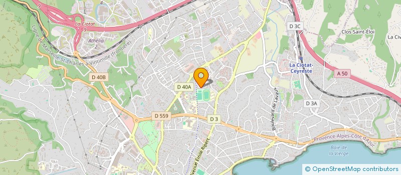 localisation de l'entreprise MONSIEUR HOUSSAMEDDINE KHALDI  LA CIOTAT