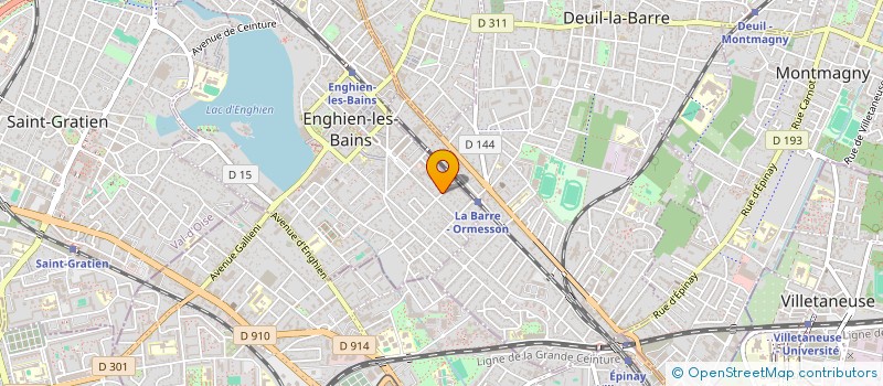 localisation de l'entreprise MONSIEUR HOUSSAMI SAID ATTOUMANI  ENGHIEN-LES-BAINS