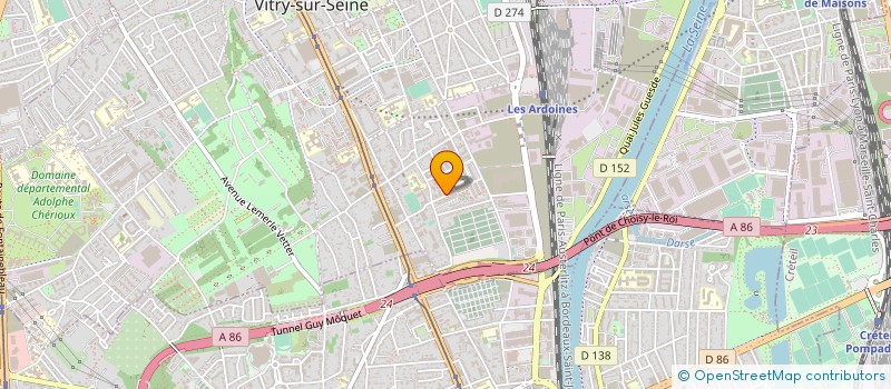 localisation de l'entreprise MONSIEUR HOUSSAYN KERZAZI à VITRY-SUR-SEINE