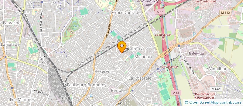 localisation de l'entreprise MONSIEUR HOUSSEIN DJAMA ARAYEH à TOULOUSE