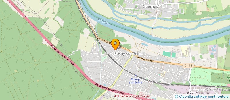 localisation de l'entreprise MONSIEUR HOUSSEIN LALOUCH  ROSNY-SUR-SEINE