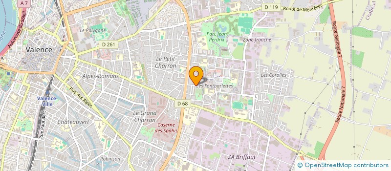 localisation de l'entreprise MONSIEUR HOUSSEIN MAAZAOUI à VALENCE