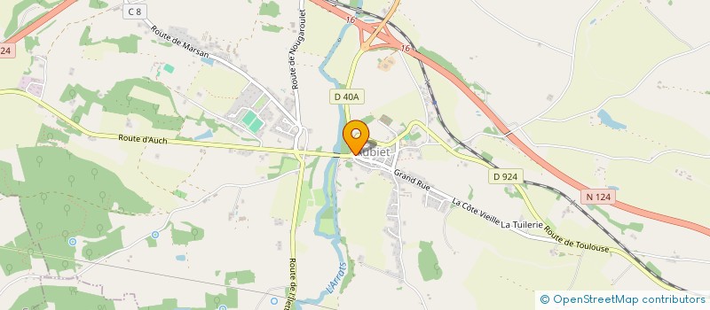 localisation de l'entreprise MONSIEUR HOUSSEM AMRI  AUBIET