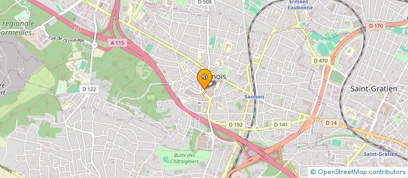 localisation de l'entreprise MONSIEUR HOUSSEM AOUIDA  SANNOIS