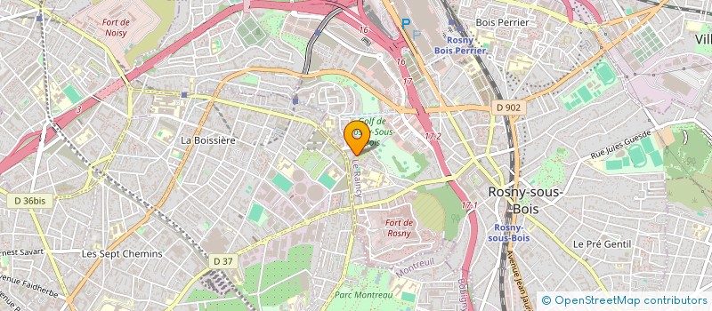 localisation de l'entreprise MONSIEUR HOUSSEM AROUA à ROSNY-SOUS-BOIS