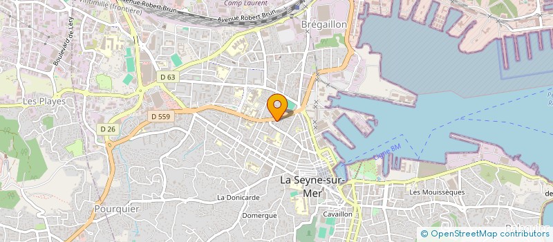 localisation de l'entreprise MONSIEUR HOUSSEM BATTI  LA SEYNE-SUR-MER