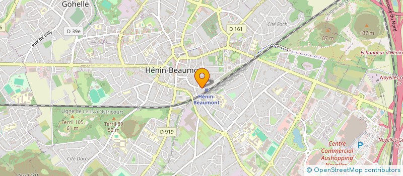 localisation de l'entreprise MONSIEUR HOUSSEM BEN ALI  HENIN-BEAUMONT