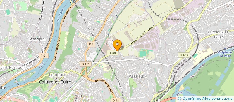 localisation de l'entreprise MONSIEUR HOUSSEM BENSMIDA à CALUIRE-ET-CUIRE