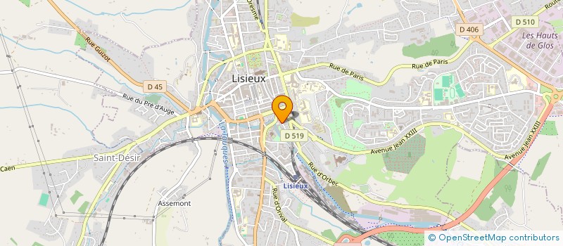 localisation de l'entreprise MONSIEUR HOUSSEM BRANSI  LISIEUX