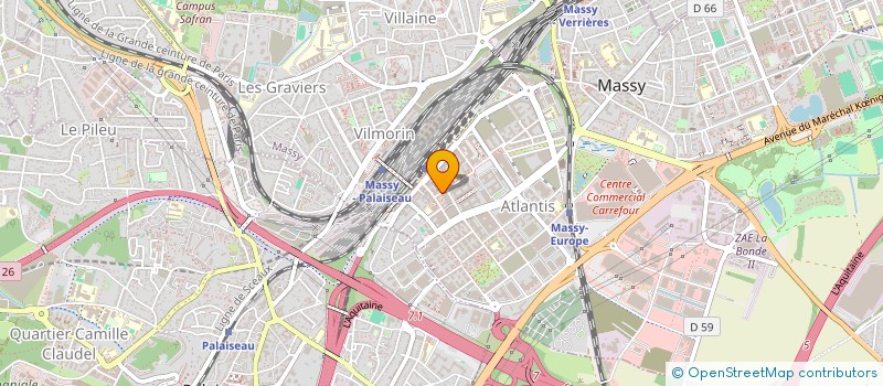 localisation de l'entreprise MONSIEUR HOUSSEM CHEKIR  MASSY
