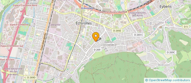 localisation de l'entreprise MONSIEUR HOUSSEM CHIHEB à ECHIROLLES