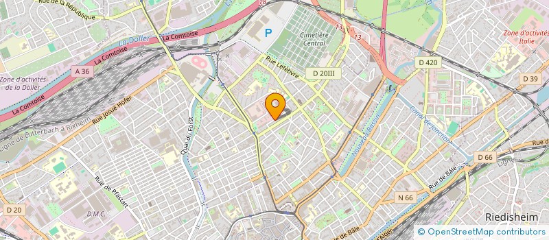 localisation de l'entreprise MONSIEUR HOUSSEM EDDIE METALLAOUI  MULHOUSE