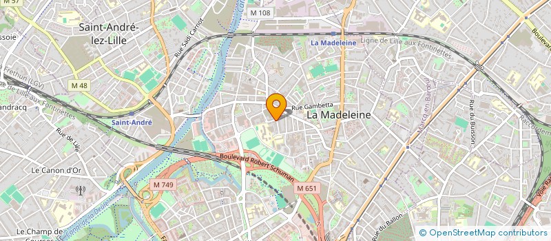 localisation de l'entreprise MONSIEUR HOUSSEM EDDINE BOUTELDJA à LA MADELEINE