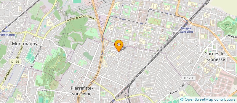 localisation de l'entreprise MONSIEUR HOUSSEM EDDINE GADER à PIERREFITTE-SUR-SEINE