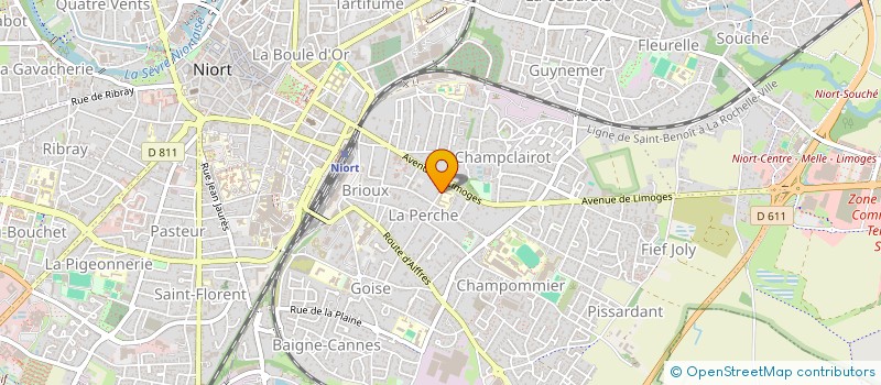 localisation de l'entreprise MONSIEUR HOUSSEM EDDINE SAKHER  NIORT