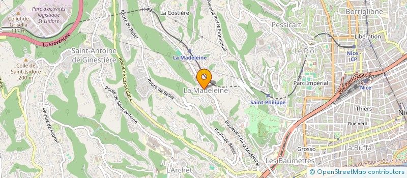 localisation de l'entreprise MONSIEUR HOUSSEM GUEZGUEZ  NICE
