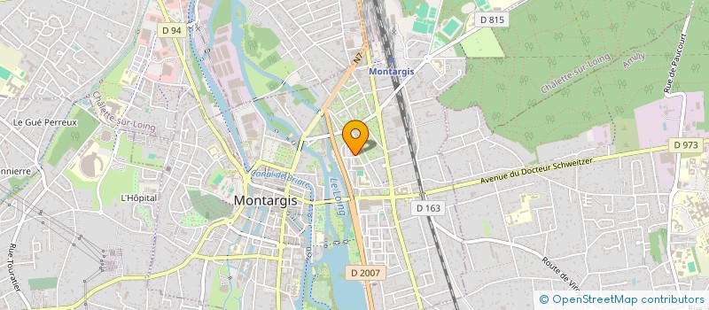 localisation de l'entreprise MONSIEUR HOUSSEM HAMDA à MONTARGIS