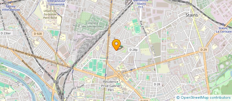 localisation de l'entreprise MONSIEUR HOUSSEM KESSAL à PIERREFITTE-SUR-SEINE