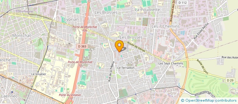 localisation de l'entreprise MONSIEUR HOUSSEM MBARKI à BRON