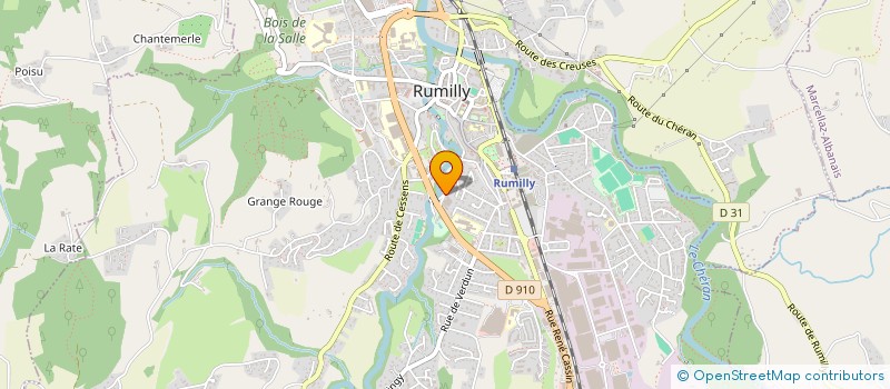 localisation de l'entreprise MONSIEUR HOUSSEM REZGUI  RUMILLY