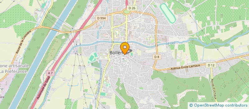 localisation de l'entreprise MONSIEUR HOUSSEM TILIOUINE  BOLLENE