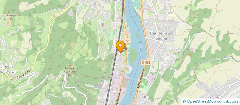 localisation de l'entreprise MONSIEUR HOUSSEM TLILI  ALBIGNY-SUR-SAONE