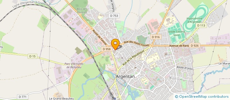 localisation de l'entreprise MONSIEUR HOUSSEM YAHIAOUI à ARGENTAN