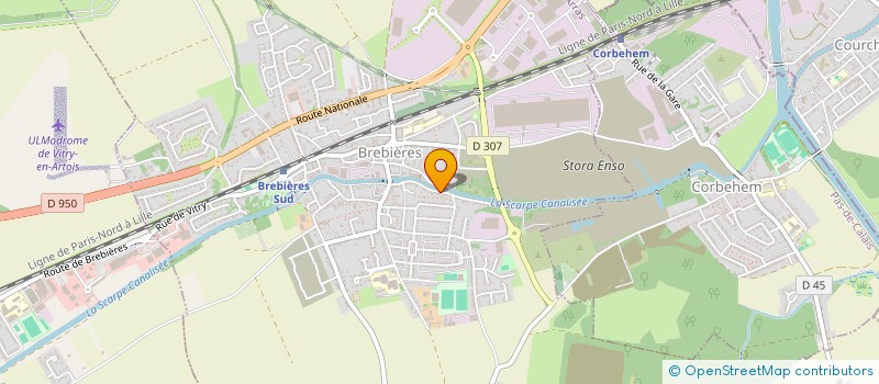 localisation de l'entreprise MONSIEUR HOUSSEM ZITOUNI  BREBIERES