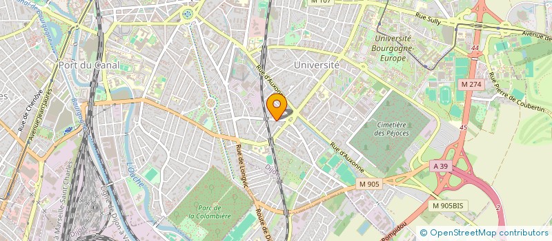 localisation de l'entreprise MONSIEUR HOUSSEMEDDINE ABDELMOUMEN  DIJON