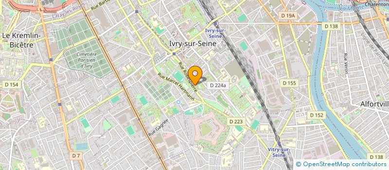 localisation de l'entreprise MONSIEUR HOUSSEMEDDINE JAFFEL à IVRY-SUR-SEINE
