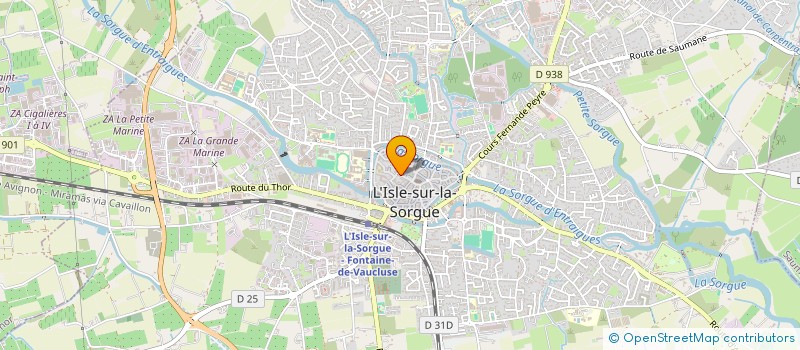 localisation de l'entreprise MONSIEUR HOUSSEMM DELLAI  L'ISLE-SUR-LA-SORGUE