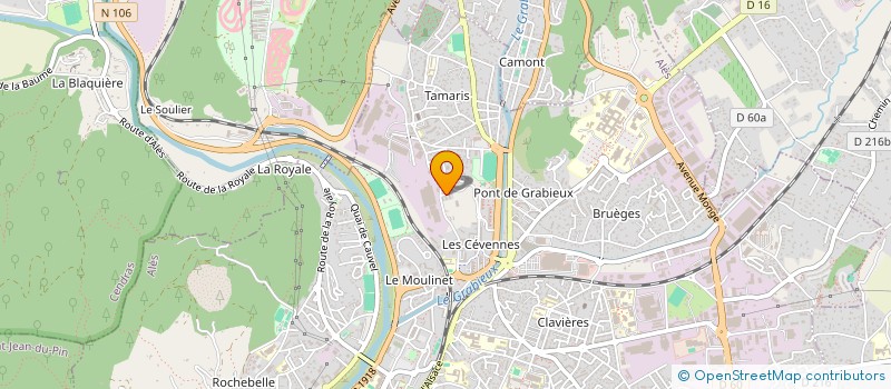 localisation de l'entreprise MONSIEUR HOUSSEYN BENHAMIDOUCHE  ALES