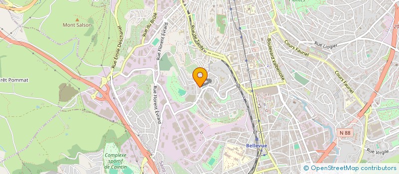 localisation de l'entreprise MONSIEUR HOUSSEYN DOULACHE  SAINT-ETIENNE