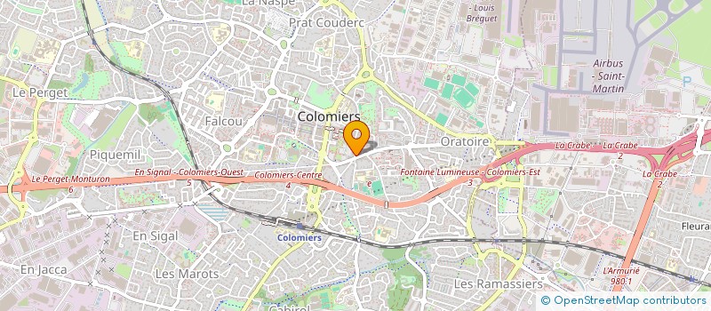 localisation de l'entreprise MONSIEUR HOUSSEYN LADJ à COLOMIERS