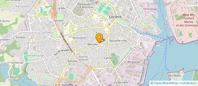 localisation de l'entreprise MONSIEUR HOUSSEYNE BAHRIA  LORIENT