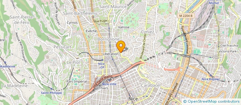 localisation de l'entreprise MONSIEUR HOUSSEYNOU MAMADOU SOW à NICE