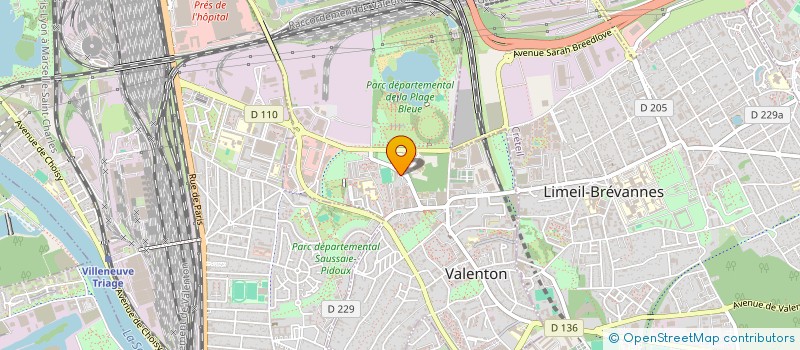 localisation de l'entreprise MONSIEUR HOUSSINE HSAINI  VALENTON