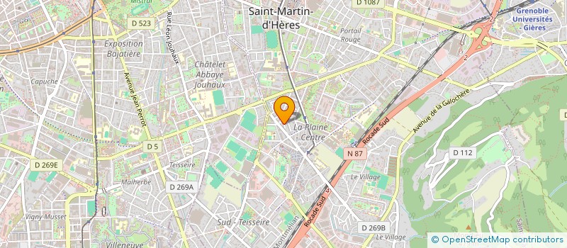 localisation de l'entreprise MONSIEUR HOVAKIM KARINYAN  SAINT-MARTIN-D'HERES