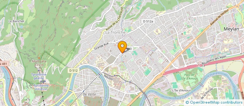 localisation de l'entreprise MONSIEUR HOVHANNES GALSTYAN  LA TRONCHE