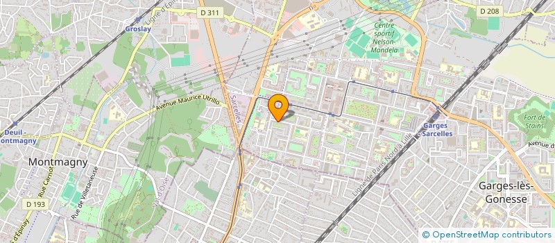 localisation de l'entreprise MONSIEUR HOVHANNES HARUTYUNYAN  SARCELLES