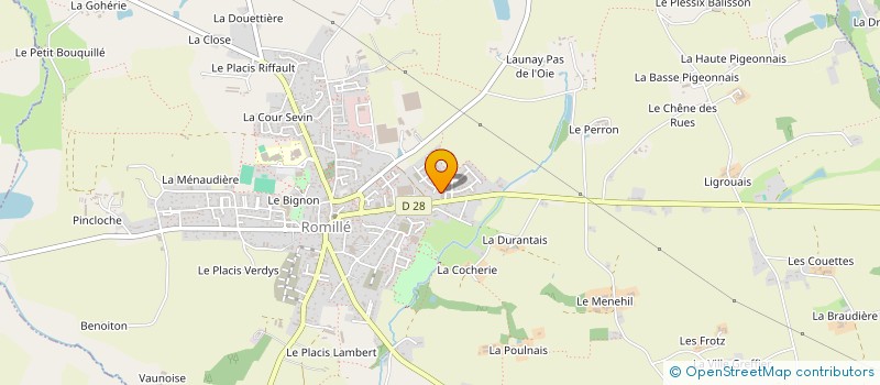 localisation de l'entreprise MONSIEUR HOVHANNES SARADYAN  ROMILLE