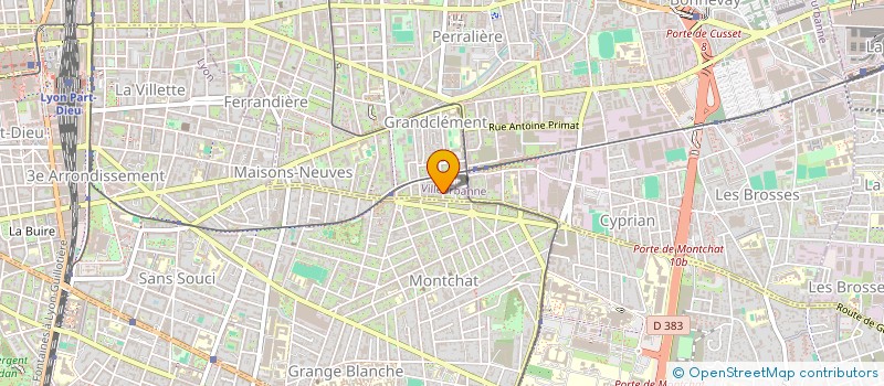 localisation de l'entreprise MONSIEUR HOVHANNES SAROUKHANIAN  VILLEURBANNE