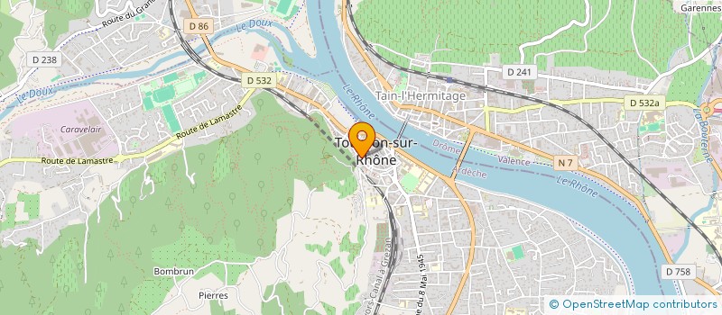 localisation de l'entreprise MONSIEUR HOVHANNES SIMONYAN à TOURNON-SUR-RHONE