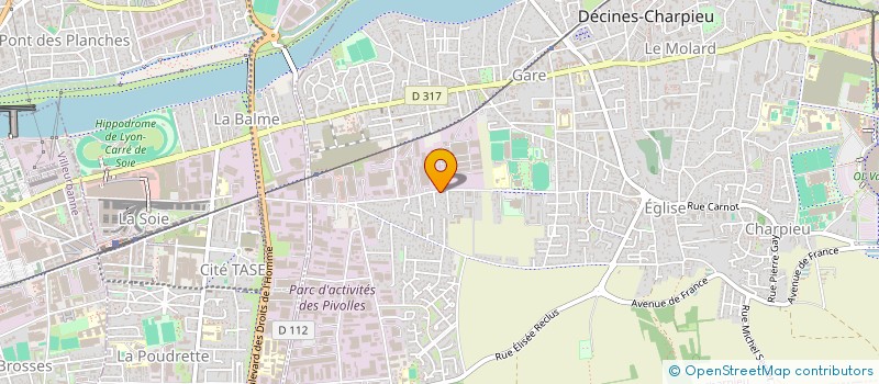 localisation de l'entreprise MONSIEUR HOVIK MOSOYAN  DECINES-CHARPIEU