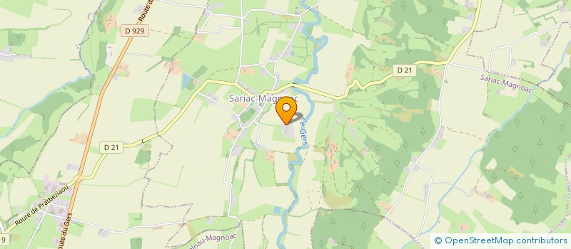 localisation de l'entreprise MONSIEUR HOWARD PAGE  SARIAC-MAGNOAC